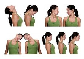 Une série d'exercices thérapeutiques pour l'ostéochondrose cervicale